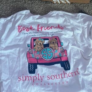Simply southern best friends shirt